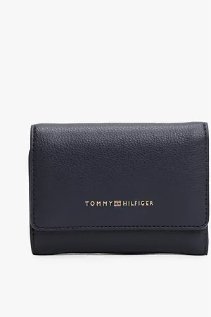 Tommy Hilfiger Portfel trójskrzydłowy z metalicznym logo