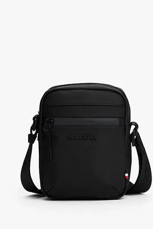 Tommy Hilfiger Torba reporterka z teksturowanym logo