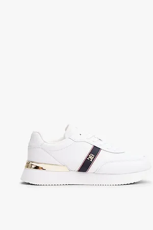 Tommy Hilfiger Skórzane buty sportowe z monogramem TH