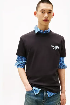 Tommy Hilfiger T-shirt z logo z sygnowanym napisem