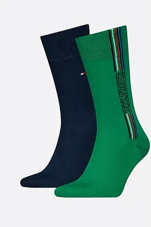 Tommy Hilfiger Zestaw 2 par skarpetek Hilfiger Monotype