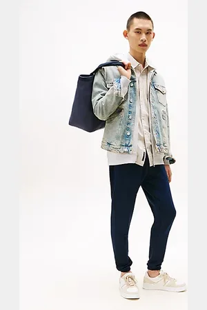 Tommy Hilfiger Joggery o wąskim kroju z mankietami