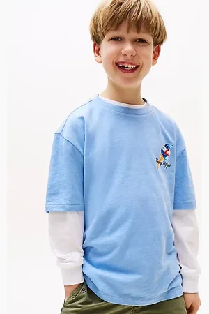 Tommy Hilfiger T-shirt z grafiką na plecach