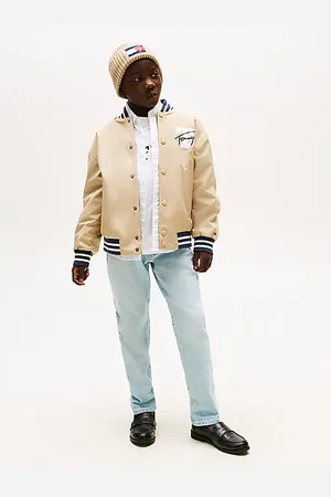 Tommy Hilfiger Wybielone jeansy z efektem wyblaknięcia