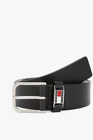 Tommy Hilfiger Skórzany pasek z plakietką z logo