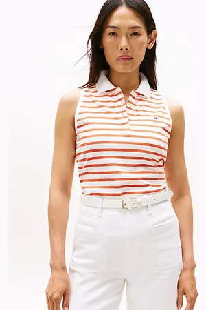 Tommy Hilfiger Koszulka polo 1985 o wąskim kroju bez rękawów
