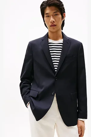 Tommy Hilfiger Jednorzędowa marynarka z czystej wełny
