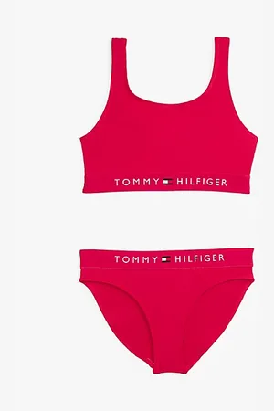 Tommy Hilfiger Bikini z górą bralette i logo Original