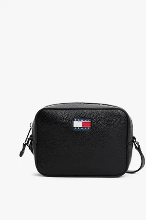 Tommy Hilfiger Torebka na ramię z dopasowaną kolorystycznie naszywką