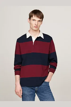 Tommy Hilfiger Koszula rugby o regularnym kroju z haftem