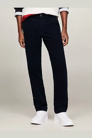 Tommy Hilfiger Sztruksowe chinosy o prostym kroju