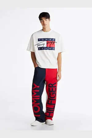 Tommy Hilfiger Jeansy w bloki kolorów z logo