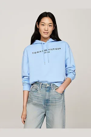Tommy Hilfiger Dzianinowa bluza z kapturem na troczki