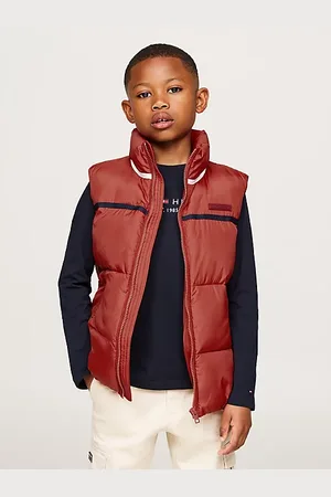 Tommy Hilfiger Ocieplany bezrękawnik z sygnowanym paskiem