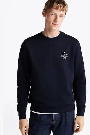 Tommy Hilfiger Bluza z okrągłym dekoltem i logo z przodu