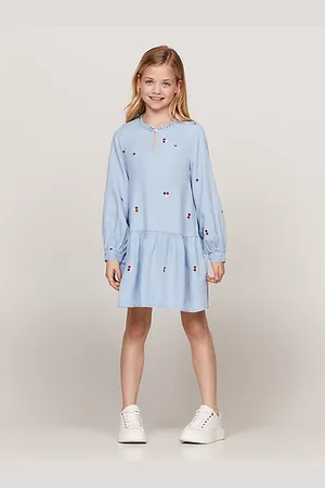 Tommy Hilfiger Sukienka z rozszerzanym dołem