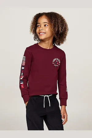 Tommy Hilfiger Longsleeve z logo z flagą