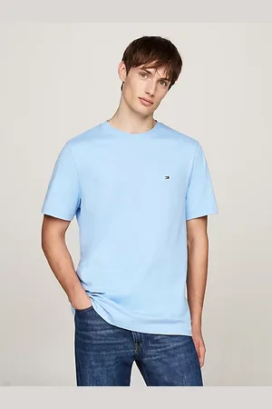 Tommy Hilfiger T-shirt z okrągłym dekoltem i wyhaftowaną flagą