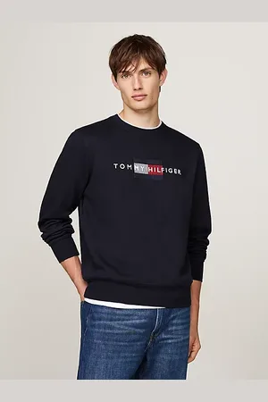 Tommy Hilfiger Bluza z okrągłym dekoltem i wyszywanym logo