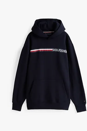 Tommy Hilfiger Bluza z kapturem Plus z monotypowym logo