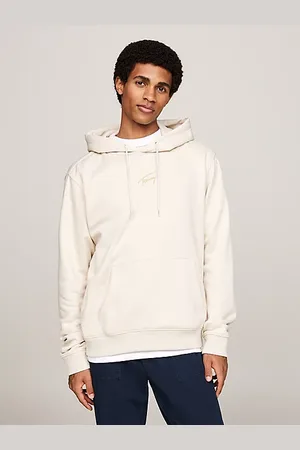 Tommy Hilfiger Bluza z kapturem i złotym kaligrafowanym logo