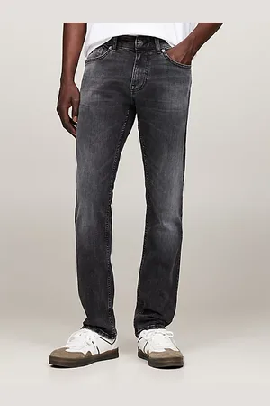 Tommy Hilfiger Czarne jeansy Scanton o wąskim kroju