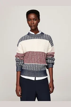 Tommy Hilfiger Sygnowany sweter o luźnym kroju