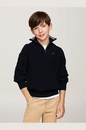 Tommy Hilfiger Golf z zapięciem na zamek do 1/4 długości