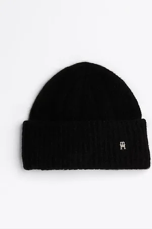 Tommy Hilfiger Czapka beanie z monogramem TH