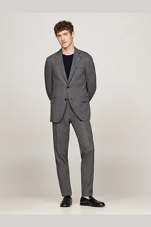 Tommy Hilfiger Jednorzędowy garnitur w prążki