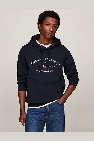Tommy Hilfiger Bluza z kapturem z troczkami i z logo