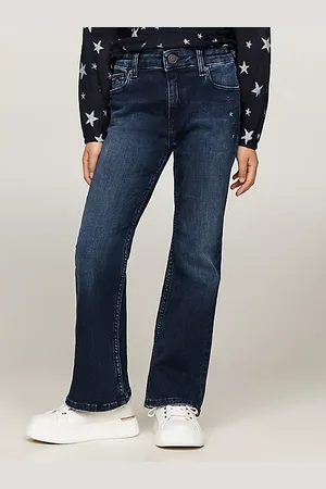 Tommy Hilfiger Jeansy z rozszerzanymi nogawkami i gwiazdkami