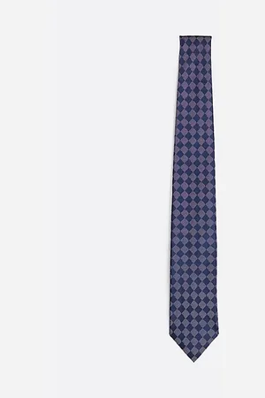 Tommy Hilfiger Jedwabny krawat we wzór w kratkę