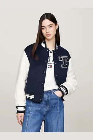 Tommy Hilfiger Ocieplana kurtka letterman Tommy Prep Luxe