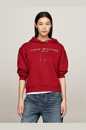 Tommy Hilfiger Dzianinowa bluza z kapturem na troczki