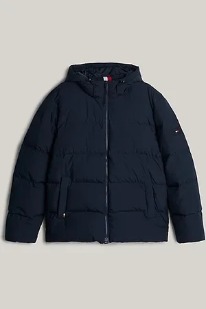 Tommy Hilfiger Pikowana kurtka puchowa Adaptive z kapturem
