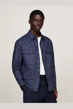 Tommy Hilfiger Ocieplana flanelowa kurtka koszulowa