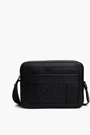 Tommy Hilfiger Groszkowana torebka reporterka TH Monogram