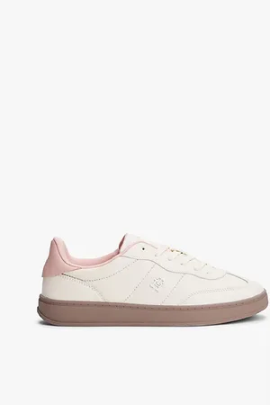 Tommy Hilfiger Skórzane buty sportowe z monogramem TH