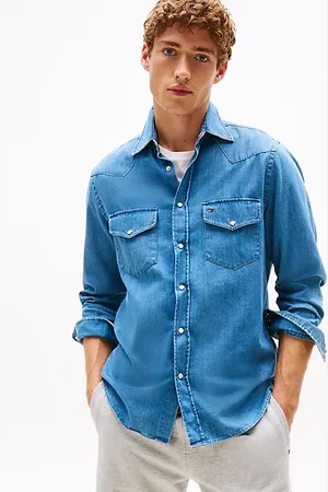 Tommy Hilfiger Koszula z denimu o fasonie Western, Regular Fit