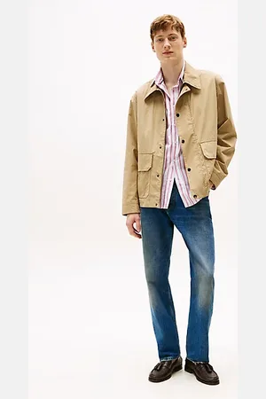 Tommy Hilfiger Luźne jeansy z efektem znoszenia