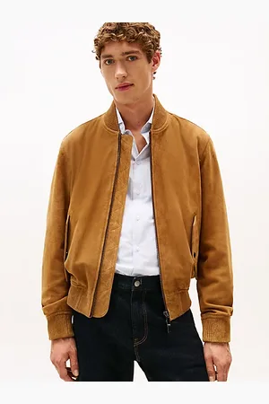 Tommy Hilfiger Zamszowa kurtka bomber