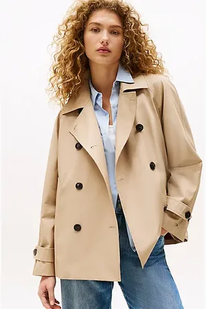 Tommy Hilfiger Nieprzemakalny krótki trencz
