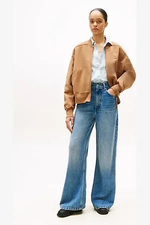 Tommy Hilfiger Jeansy z wysokim stanem i szerokimi nogawkami