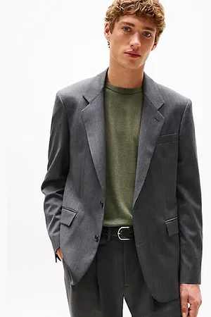 Tommy Hilfiger Jednorzędowa marynarka z mieszanki wełny