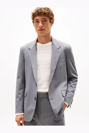 Tommy Hilfiger Jednorzędowa marynarka z diagonalu