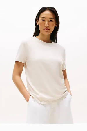 Tommy Hilfiger T-shirt z okrągłym dekoltem i logo