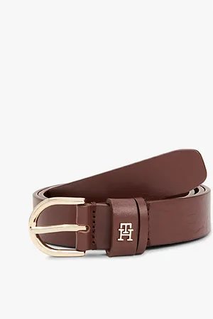 Tommy Hilfiger Skórzany pasek Essential z monogramem TH