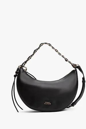 Tommy Hilfiger Skórzana torebka crossbody z logo