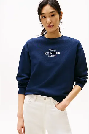 Tommy Hilfiger Bluza z wyhaftowanym logo na piersi